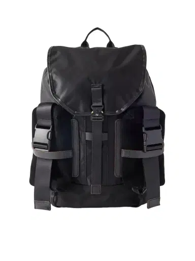 Master-Piece Leather and Suede-Trimmed CORDURA® Backpack - Men | Thumbnail 1 Master-Piece Leather and Suede-Trimmed CORDURA® Backpack - Men | Thumbnail 1