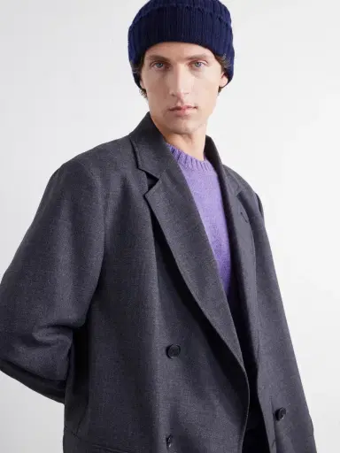 Thom Sweeney Ribbed Cashmere Beanie - Men | Thumbnail 3 Thom Sweeney Ribbed Cashmere Beanie - Men | Thumbnail 3