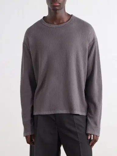 mfpen Ribbed Organic Cotton Sweater - Men | Thumbnail 3 mfpen Ribbed Organic Cotton Sweater - Men | Thumbnail 3
