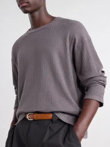 mfpen Ribbed Organic Cotton Sweater - Men | Thumbnail 5 mfpen Ribbed Organic Cotton Sweater - Men | Thumbnail 5