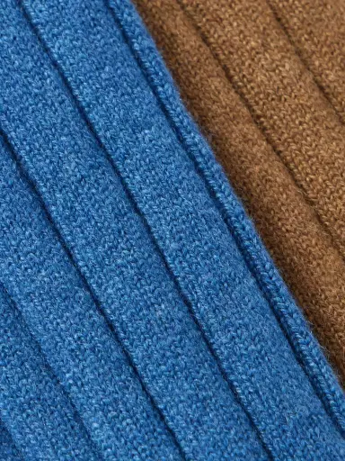 Johnstons of Elgin Set of Two Ribbed-Knit Cashmere-Blend Socks - Men | Thumbnail 2 Johnstons of Elgin Set of Two Ribbed-Knit Cashmere-Blend Socks - Men | Thumbnail 2