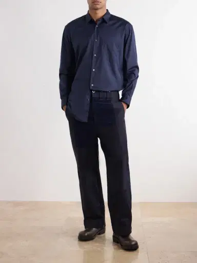 Junya Watanabe Patchwork Straight-Leg Paneled Cotton-Twill Trousers - Men | Thumbnail 2 Junya Watanabe Patchwork Straight-Leg Paneled Cotton-Twill Trousers - Men | Thumbnail 2