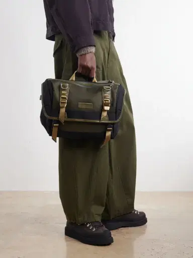 Master-Piece Potential Leather-Trimmed Shell Messenger Bag - Men | Thumbnail 2 Master-Piece Potential Leather-Trimmed Shell Messenger Bag - Men | Thumbnail 2