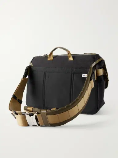 Master-Piece Potential Leather-Trimmed Shell Messenger Bag - Men | Thumbnail 4 Master-Piece Potential Leather-Trimmed Shell Messenger Bag - Men | Thumbnail 4