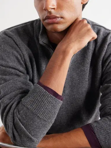 William Lockie Wool Half-Zip Sweater - Men | Thumbnail 5 William Lockie Wool Half-Zip Sweater - Men | Thumbnail 5