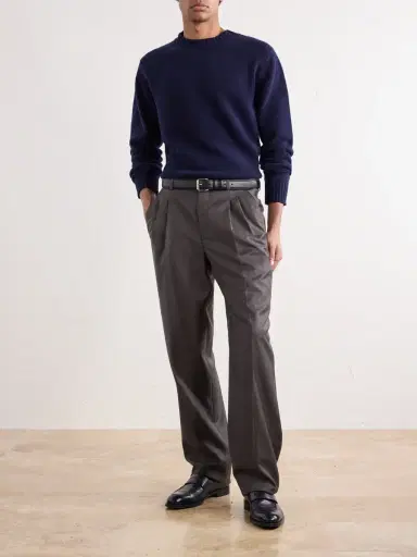 William Lockie Merino Wool and Cashmere-Blend Sweater - Men | Thumbnail 2 William Lockie Merino Wool and Cashmere-Blend Sweater - Men | Thumbnail 2