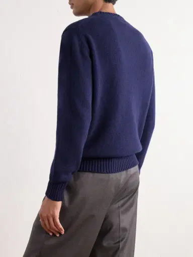 William Lockie Merino Wool and Cashmere-Blend Sweater - Men | Thumbnail 4 William Lockie Merino Wool and Cashmere-Blend Sweater - Men | Thumbnail 4