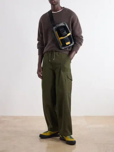 Master-Piece Sling Suede and Leather-Trimmed Nylon-Twill Messenger Bag - Men | Thumbnail 2 Master-Piece Sling Suede and Leather-Trimmed Nylon-Twill Messenger Bag - Men | Thumbnail 2