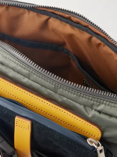 Master-Piece Sling Suede and Leather-Trimmed Nylon-Twill Messenger Bag - Men | Thumbnail 6 Master-Piece Sling Suede and Leather-Trimmed Nylon-Twill Messenger Bag - Men | Thumbnail 6