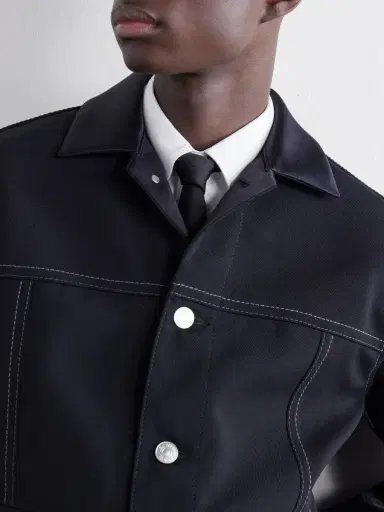 Junya Watanabe Levi's Satin-Trimmed Wool-Twill Jacket - Men | Thumbnail 5 Junya Watanabe Levi's Satin-Trimmed Wool-Twill Jacket - Men | Thumbnail 5