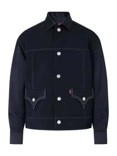 Junya Watanabe Levi's Satin-Trimmed Wool-Twill Jacket - Men | Thumbnail 1 Junya Watanabe Levi's Satin-Trimmed Wool-Twill Jacket - Men | Thumbnail 1