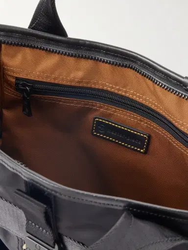 Master-Piece Helmet Suede and Leather-Trimmed Shell Messenger Bag - Men | Thumbnail 6 Master-Piece Helmet Suede and Leather-Trimmed Shell Messenger Bag - Men | Thumbnail 6