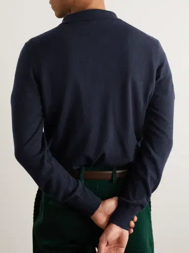 Ghiaia Cashmere Cashmere Polo Shirt - Men | Thumbnail 3 Ghiaia Cashmere Cashmere Polo Shirt - Men | Thumbnail 3