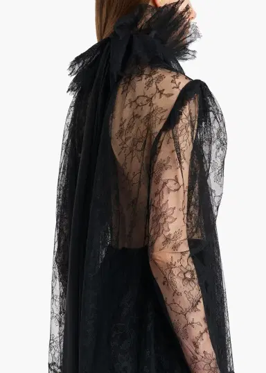 Khaite Bonnie Top In Black Lace | Thumbnail 6 Khaite Bonnie Top In Black Lace | Thumbnail 6