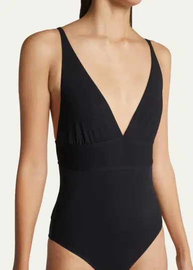 Eres Larcin Deep V Triangle One-Piece Swimsuit | Thumbnail 5 Eres Larcin Deep V Triangle One-Piece Swimsuit | Thumbnail 5