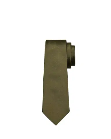 Saint Laurent Men's Solid Silk Satin Tie | Thumbnail 1 Saint Laurent Men's Solid Silk Satin Tie | Thumbnail 1