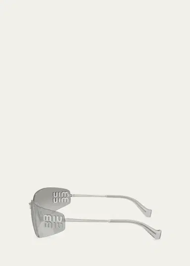 Miu Miu Aube 75MM Rectangular Sunglasses | Thumbnail 4 Miu Miu Aube 75MM Rectangular Sunglasses | Thumbnail 4