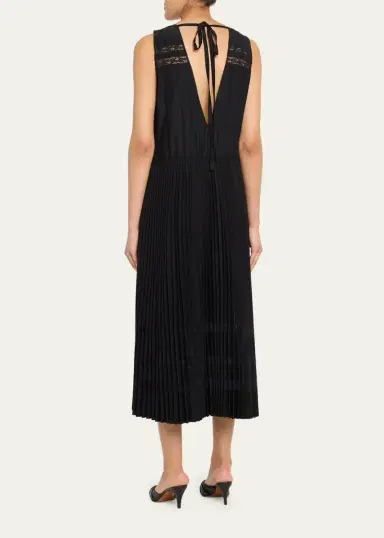 3.1 Phillip Lim Pleated A-Line Midi Dress | Thumbnail 3 3.1 Phillip Lim Pleated A-Line Midi Dress | Thumbnail 3