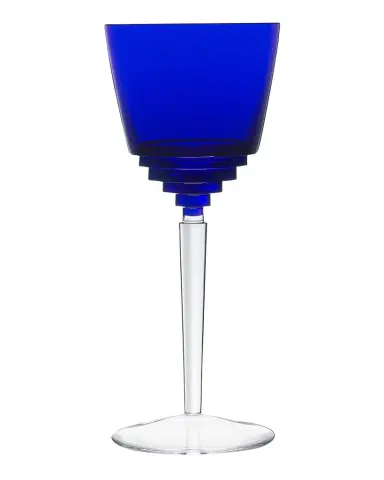 Saint Louis Crystal Oxymore Dark-Blue Hock Glass | Thumbnail 1 Saint Louis Crystal Oxymore Dark-Blue Hock Glass | Thumbnail 1