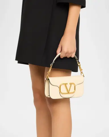 Valentino Garavani Loco Small VLOGO Calfskin Shoulder Bag | Thumbnail 2 Valentino Garavani Loco Small VLOGO Calfskin Shoulder Bag | Thumbnail 2