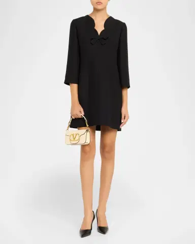 Valentino Garavani Loco Small VLOGO Calfskin Shoulder Bag | Thumbnail 5 Valentino Garavani Loco Small VLOGO Calfskin Shoulder Bag | Thumbnail 5