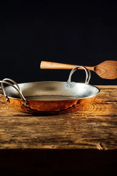 Sertodo Copper Copper Paella Pan, 8"Dia. | Thumbnail 4 Sertodo Copper Copper Paella Pan, 8"Dia. | Thumbnail 4