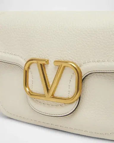 Valentino Garavani Loco VLOGO Flap Leather Shoulder Bag | Thumbnail 5 Valentino Garavani Loco VLOGO Flap Leather Shoulder Bag | Thumbnail 5