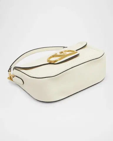 Valentino Garavani Loco VLOGO Flap Leather Shoulder Bag | Thumbnail 7 Valentino Garavani Loco VLOGO Flap Leather Shoulder Bag | Thumbnail 7