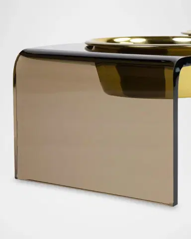 Hiddin Bronze Single Bowl Pet Feeder, 2 Quart | Thumbnail 2 Hiddin Bronze Single Bowl Pet Feeder, 2 Quart | Thumbnail 2