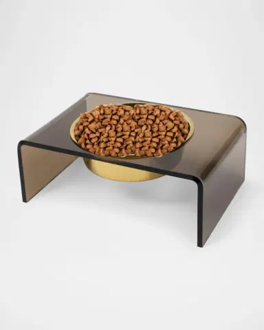 Hiddin Bronze Single Bowl Pet Feeder, 2 Quart | Thumbnail 6 Hiddin Bronze Single Bowl Pet Feeder, 2 Quart | Thumbnail 6