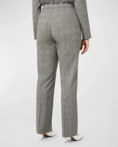 Marina Rinaldi Plus Size Edwige Straight-Leg Virgin Wool Pants | Thumbnail 4 Marina Rinaldi Plus Size Edwige Straight-Leg Virgin Wool Pants | Thumbnail 4