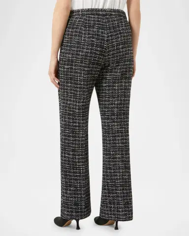 Marina Rinaldi Plus Size Pegaso Straight-Leg Tweed Pants | Thumbnail 4 Marina Rinaldi Plus Size Pegaso Straight-Leg Tweed Pants | Thumbnail 4