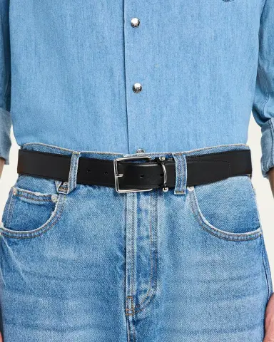 Christian Louboutin Men's Chambeliss Leather Belt | Thumbnail 2 Christian Louboutin Men's Chambeliss Leather Belt | Thumbnail 2
