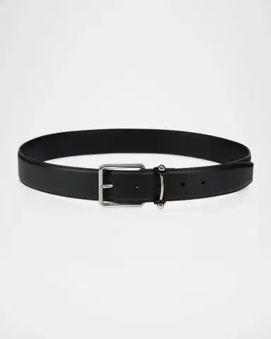 Christian Louboutin Men's Chambeliss Leather Belt | Thumbnail 3 Christian Louboutin Men's Chambeliss Leather Belt | Thumbnail 3