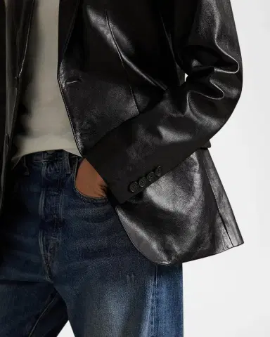 Polo Ralph Lauren Lambskin Leather Blazer | Thumbnail 6 Polo Ralph Lauren Lambskin Leather Blazer | Thumbnail 6