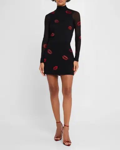 Cinq à Sept Doris Kissing Booth Embroidered Mini Skirt | Thumbnail 2 Cinq à Sept Doris Kissing Booth Embroidered Mini Skirt | Thumbnail 2