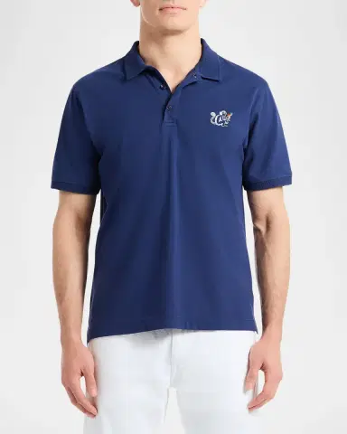 Robert Graham Men's Monkey Business Knit Polo Shirt | Thumbnail 4 Robert Graham Men's Monkey Business Knit Polo Shirt | Thumbnail 4