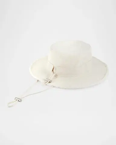 Jacquemus Le Bob Artichaut Cotton Drawstring Bucket Hat | Thumbnail 2 Jacquemus Le Bob Artichaut Cotton Drawstring Bucket Hat | Thumbnail 2