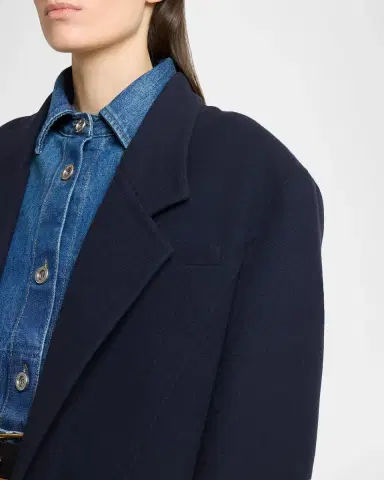 Givenchy Double Face Wool-Cashmere Crop Boxy Coat | Thumbnail 5 Givenchy Double Face Wool-Cashmere Crop Boxy Coat | Thumbnail 5