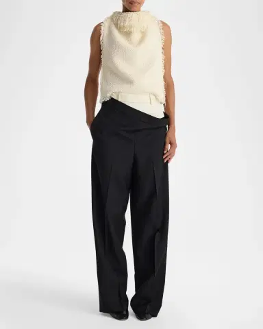 RÓHE Textured Boucle Fringe Top | Thumbnail 2 RÓHE Textured Boucle Fringe Top | Thumbnail 2