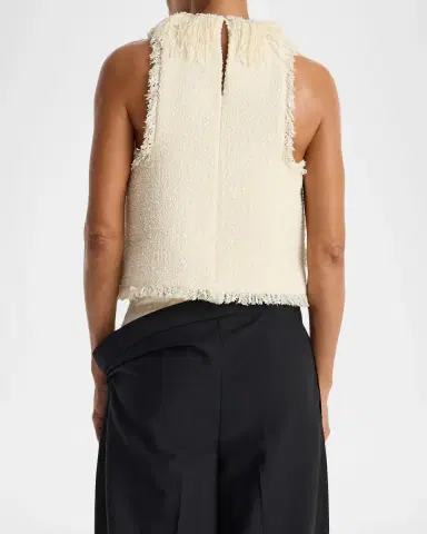 RÓHE Textured Boucle Fringe Top | Thumbnail 3 RÓHE Textured Boucle Fringe Top | Thumbnail 3