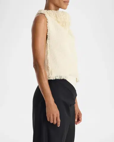 RÓHE Textured Boucle Fringe Top | Thumbnail 5 RÓHE Textured Boucle Fringe Top | Thumbnail 5