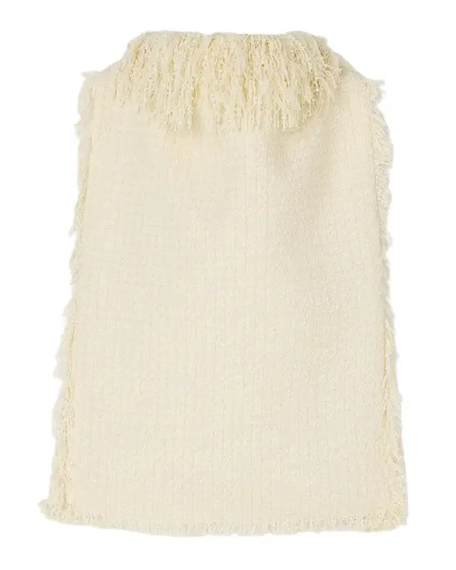 Textured Boucle Fringe Top Textured Boucle Fringe Top