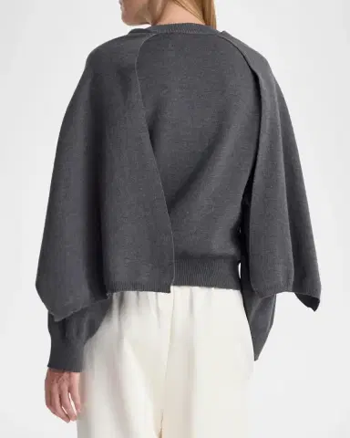 RÓHE Draped Cape Sweater | Thumbnail 3 RÓHE Draped Cape Sweater | Thumbnail 3
