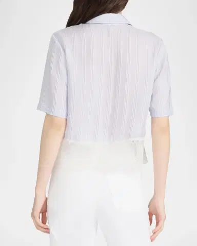 Frame The Stripe Lace Shirt | Thumbnail 3 Frame The Stripe Lace Shirt | Thumbnail 3