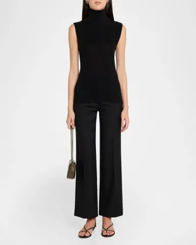 PRABAL GURUNG Sleeveless Turtleneck Sweater | Thumbnail 2 PRABAL GURUNG Sleeveless Turtleneck Sweater | Thumbnail 2