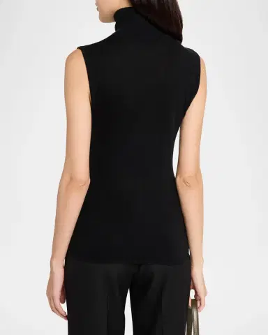 PRABAL GURUNG Sleeveless Turtleneck Sweater | Thumbnail 3 PRABAL GURUNG Sleeveless Turtleneck Sweater | Thumbnail 3