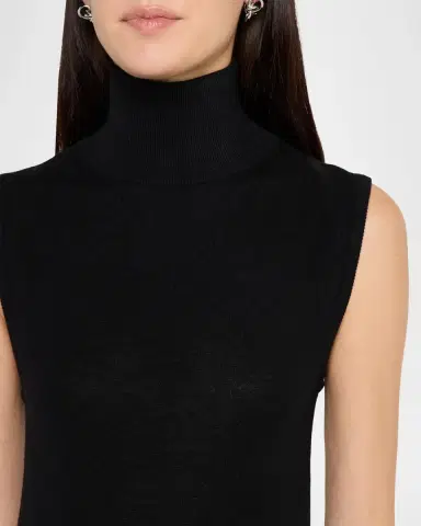 PRABAL GURUNG Sleeveless Turtleneck Sweater | Thumbnail 5 PRABAL GURUNG Sleeveless Turtleneck Sweater | Thumbnail 5