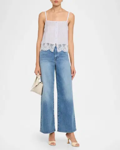 Frame Le Slim Palazzo Jeans | Thumbnail 2 Frame Le Slim Palazzo Jeans | Thumbnail 2