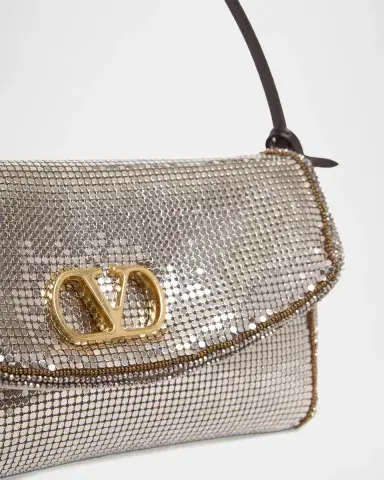 Valentino Garavani Devain Metal Top-Handle Bag | Thumbnail 6 Valentino Garavani Devain Metal Top-Handle Bag | Thumbnail 6